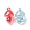 Transparent Acrylic Pendants MACR-L013-01-2