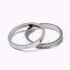 304 Stainless Steel Finger Rings Sets RJEW-F110-09P-2