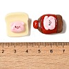 Opaque Resin Imitation Food Decoden Cabochons RESI-H164-01-3