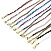 3.5MM Polyester Metallic Cord Braided Cord Necklace Making FB-CBAA152-01G-1