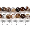 Natural Striped Agate/Banded Agate Beads Strands G-Z060-A01-C10-5