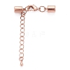 Brass Chain Extender KK-L089-03RG-NF-1