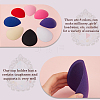 Gorgecraft 8Pcs 8 Colors EVA Cloth Teardrop Fascinator Hat Base for Millinery DIY-GF0009-74-6