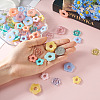 120Pcs 15 Style Transparent & Opaque Acrylic Bead Frames OACR-BT0001-03-7