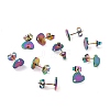 Ion Plating(IP) 304 Stainless Steel Stud Earring Findings STAS-I183-03A-M-1