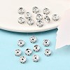 Brass Rhinestone Spacer Beads X-RB-A014-Z6mm-01S-NF-4