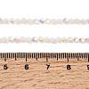 AB Color Plated Opaque Glass Beads Strands GLAA-G127-02I-4