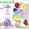 10Pcs 5 Colors Opaque Acrylic Beads MACR-FS0002-44-4