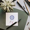 Boho Style Feather Plastic Clear Stamps DIY-WH0584-0002-5