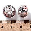 High Transparent Two-Color Copper Buckle Acrylic European Beads OACR-M024-05P-02-3