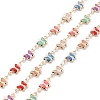 Colorful Glass Butterfly Link Chains CHC-R135-06KCG-1