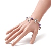 Alloy Heart & Fairy Charm Bracelets BJEW-JB09307-3