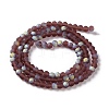 Imitation Jade Glass Beads Strands EGLA-YW0003-19B-10-3