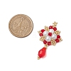 Seed Beads Beaded Charms PALLOY-MZ00362-3