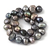Dyed Natural Cultured Freshwater Pearl Beads Strands PEAR-A006-08E-3