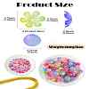 DIY Round Flower Acrylic Beads Jewelry Making Kits DIY-CJ0002-82-8