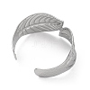 304 Stainless Steel Cuff Bnagles for Women BJEW-G729-04P-3