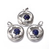 Natural Lapis Lazuli Pendants G-L512-S04-1