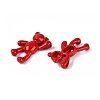 Spray Painted Alloy Pendants PALLOY-Q466-02A-2