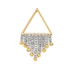 Glass Seed Beads Tassel Pendants PALLOY-MZ01455-02-1