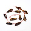 Natural Tiger Eye Bead Strands G-E254-07-34x15mm-2