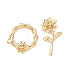 Brass Toggle Clasps KK-F194-03A-G-2