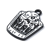 Halloween Theme Alloy Enamel Pendants FIND-Q102-01D-2