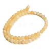 Natural Yellow Calcite Beads Strands GG-CBAA3AB-03-6mm-5