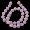 Natural Yellow Jade Beads Strands JBR6mm-9-1