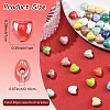 40Pcs Glazed Porcelain Beads PORC-YW0001-61-2