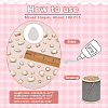 4 Sets Acrylic Sew on Rhinestone DIY-GA0007-23-2