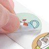 8 Patterns Paper Cartoon Sticker Rolls X-STIC-E001-16-4
