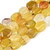 Dyed & Heated Natural Agate Beads Strands G-N359-15A-05-2