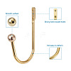 Zinc Alloy U Shape Hook Hangers Curtain SW-TAC0002-07C-5