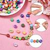 150Pcs 3 Styles Handmade Polymer Clay Colours Beads CLAY-SZ0001-31-6