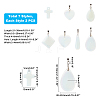 Opalite Pendants G-PH0001-12P-2