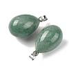 Natural Green Aventurine Pendants GG-K002-08A-16-2