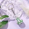 Glass Seed Bead with Acrylic Angel Keychain KEYC-MZ00026-01-2