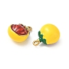 304 Stainless Steel Enamel Pendants STAS-I346-20G-03-2