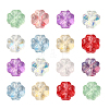 100Pcs 10 Colors Transparent Czech Glass Beads GLAA-CJ0001-57-6