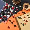 100Pcs 13 Styles Halloween Synthetic Turquoise and Synthetic Coral Beads Set G-FS0005-92-7