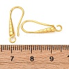 Brass Earring Hooks KK-D378-03G-3