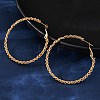 304 Stainless Steel Hoop Earrings EJEW-S250-02B-G-3