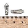 304 Stainless Steel Pendants STAS-P446-03P-3