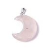 Natural Quartz Crystal Pendants G-Z022-04B-2