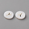 Natural Freshwater Shell Pendants LS-SHEL-Q311-008Y-2