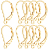 5 Pairs 925 Sterling Silver Leverback Earring Findings STER-BBC0009-20-1