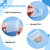 100Pcs 2 Styles Dustproof PVC Commemorative Coin Storage Envelope Bags for Jewelry ABAG-PH0001-49-4