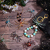 10Pcs MIYUKI Seed & Glass Beaded Pendants FIND-SC0009-97-4