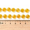 Natural Yellow Agate Beads Strands G-B153-B03-5